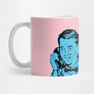 Yoo-Hoo! Retro Man on Telephone Mug